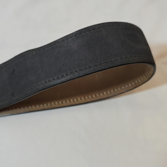 Salvatore Ferragamo Black Leather Belt Silver Hardware Iconic Classic, sz S main image 7